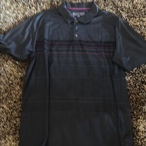 Pebble Beach Black Polo Shirt Sporty Design